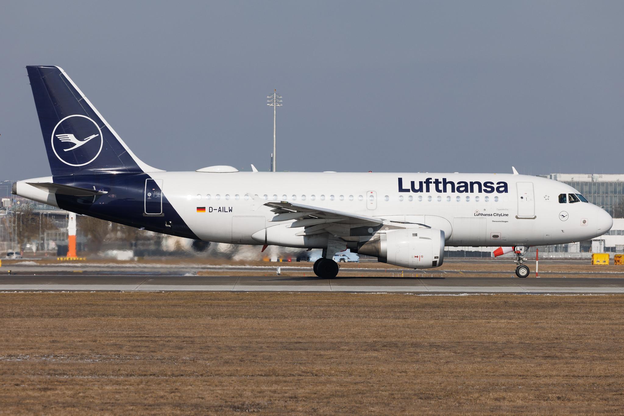Munich Airport: Lufthansa (LH / DLH) | Airbus A319-114 A319 | D-AILW | MSN 0853