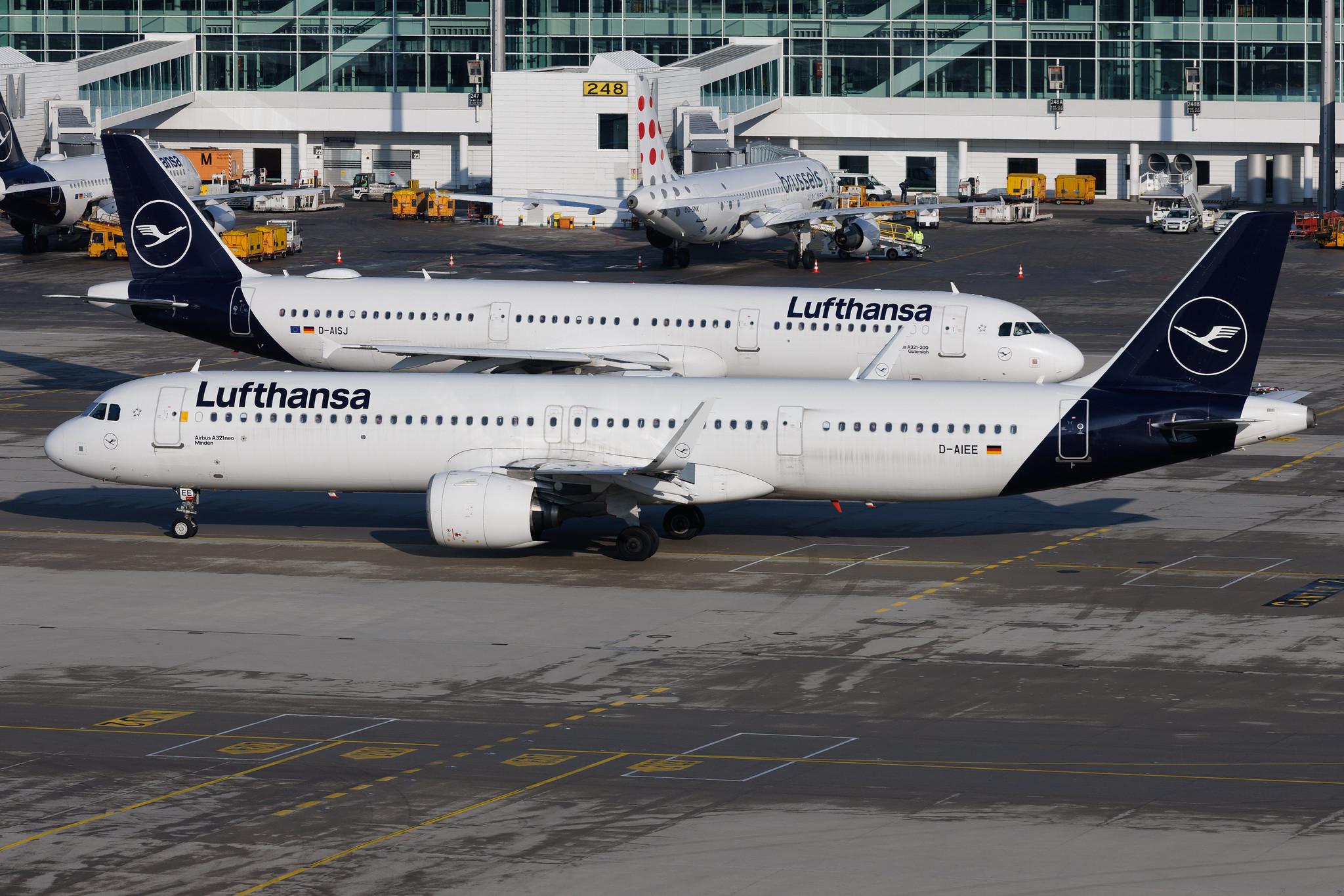 Munich Airport: Lufthansa (LH / DLH) | Airbus A321-271NX A21N | D-AIEE | MSN 9046