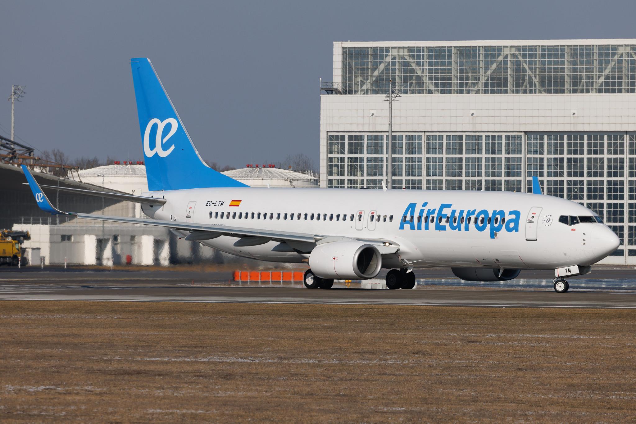 Munich Airport: Air Europa (UX / AEA) | Boeing 737-85P B738 | EC-LTM | MSN 36591