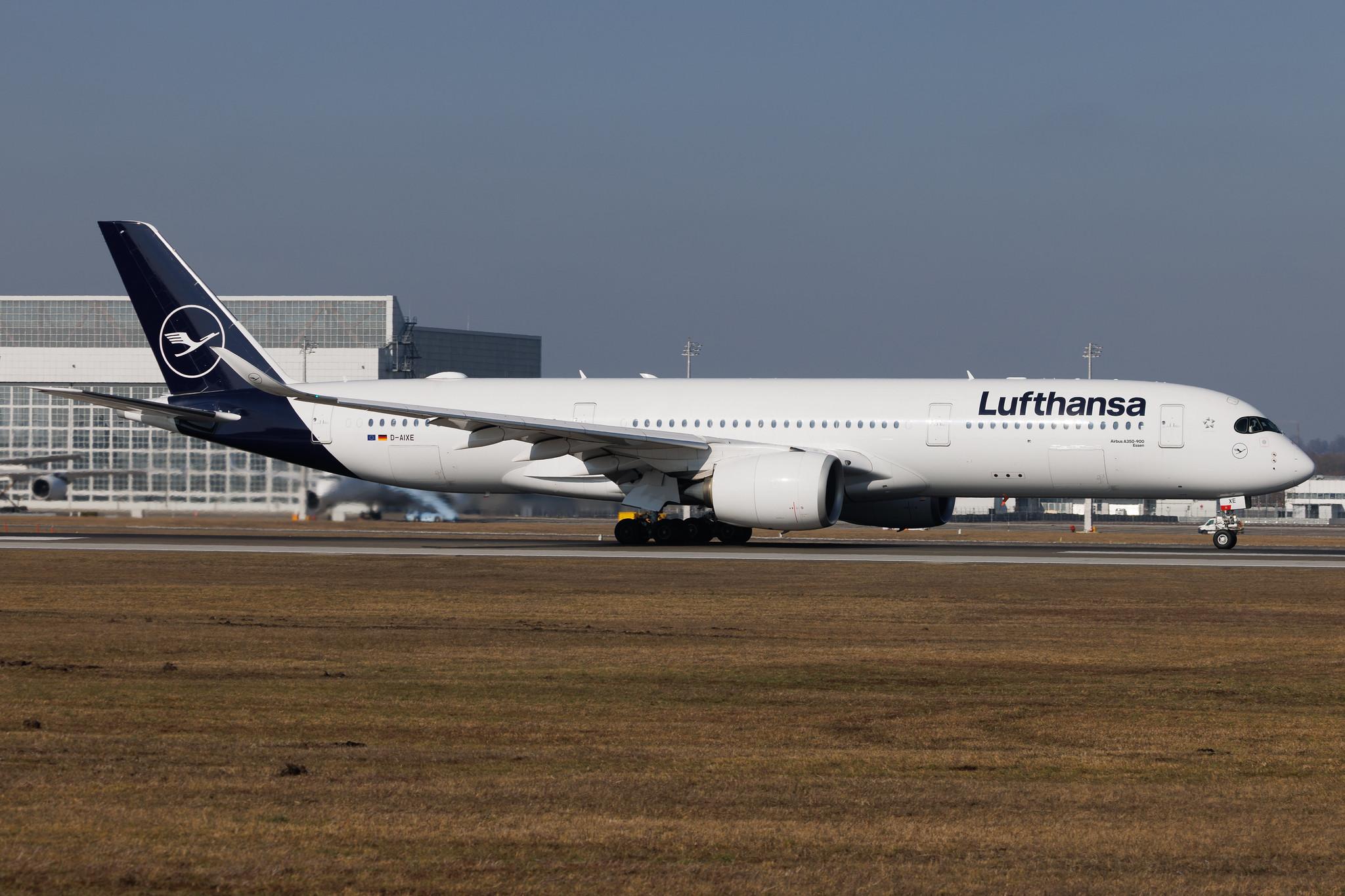 Munich Airport: Lufthansa (LH / DLH) | Airbus A350-941 A359 | D-AIXE | MSN 136