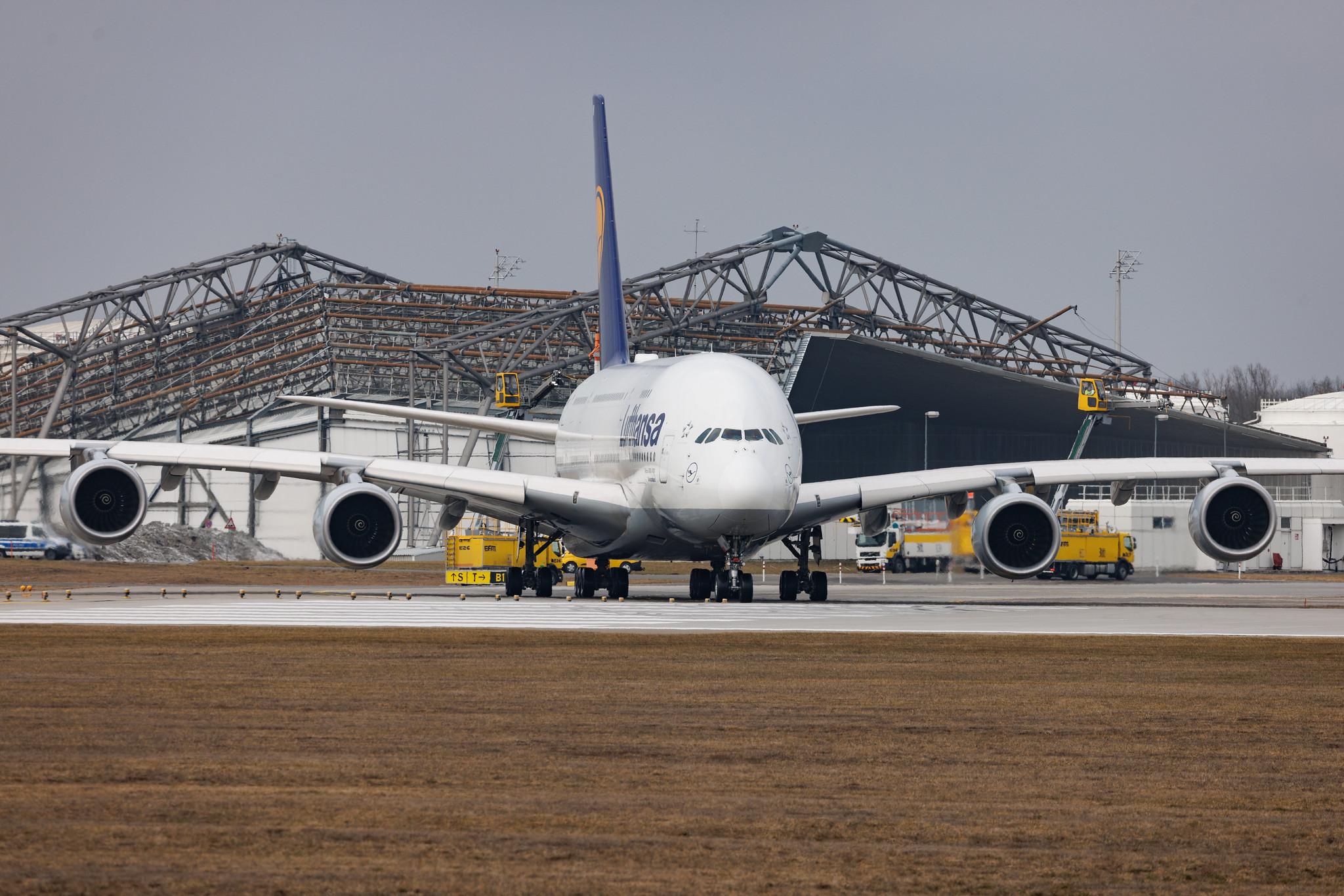 Munich Airport: Lufthansa (LH / DLH) | Airbus A380-841 A388 | D-AIMN | MSN 177