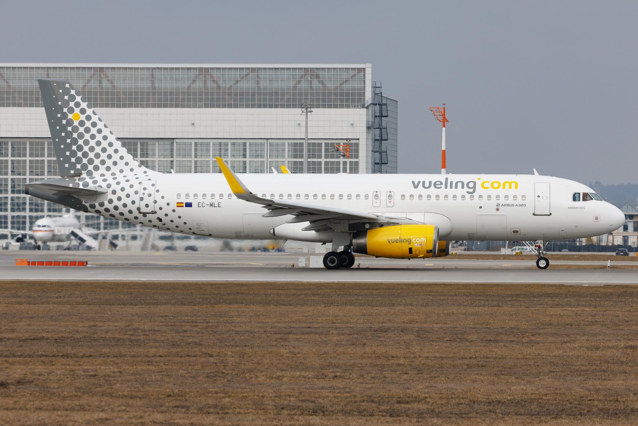 Munich Airport: Vueling (VY / VLG) | Airbus A320-232 A320 | EC-MLE | MSN 7109