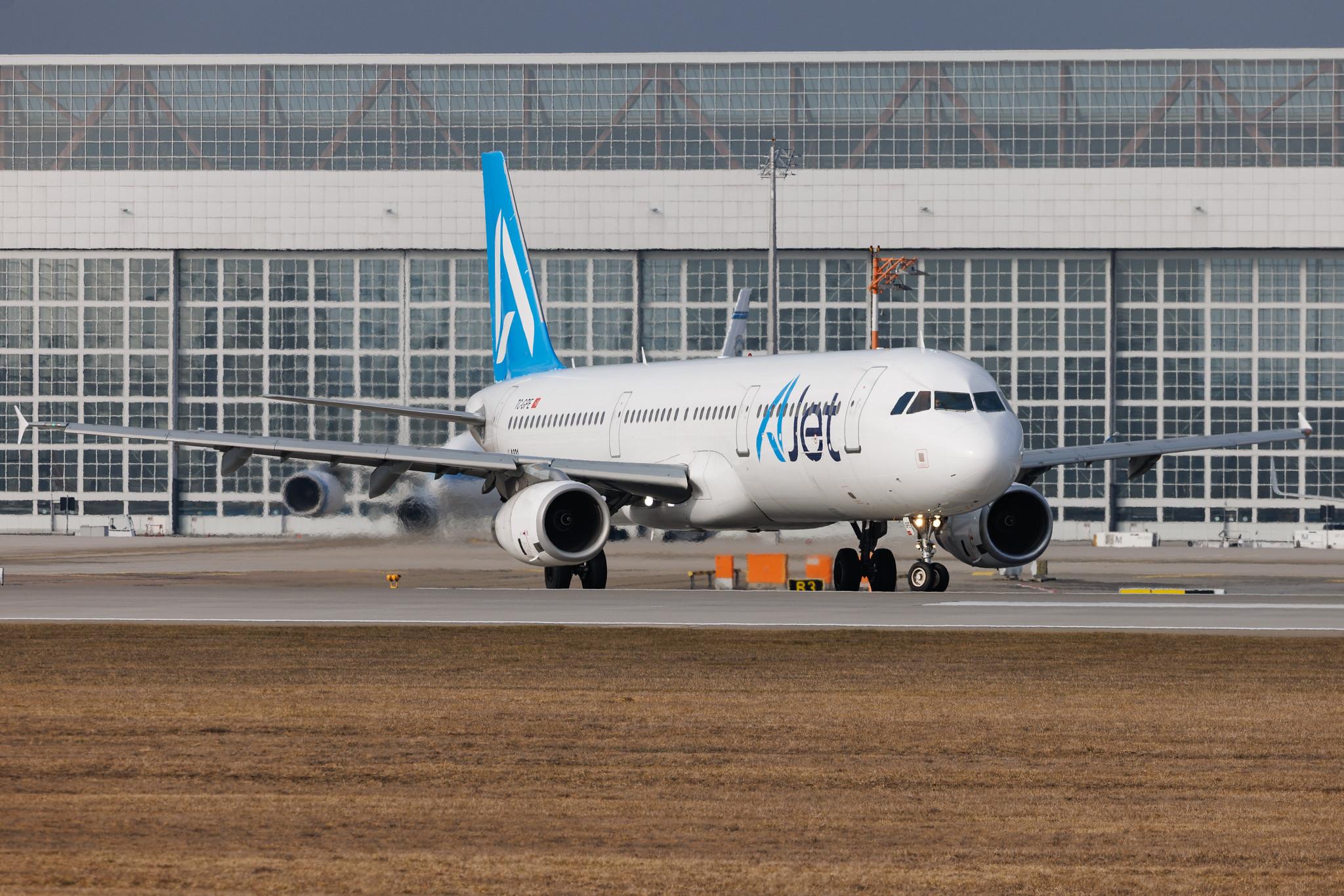Munich Airport: AJet (VF / TKJ) | Operator: BBN Airlines | Airbus A321-231 A321 | TC-GPE | MSN 02916