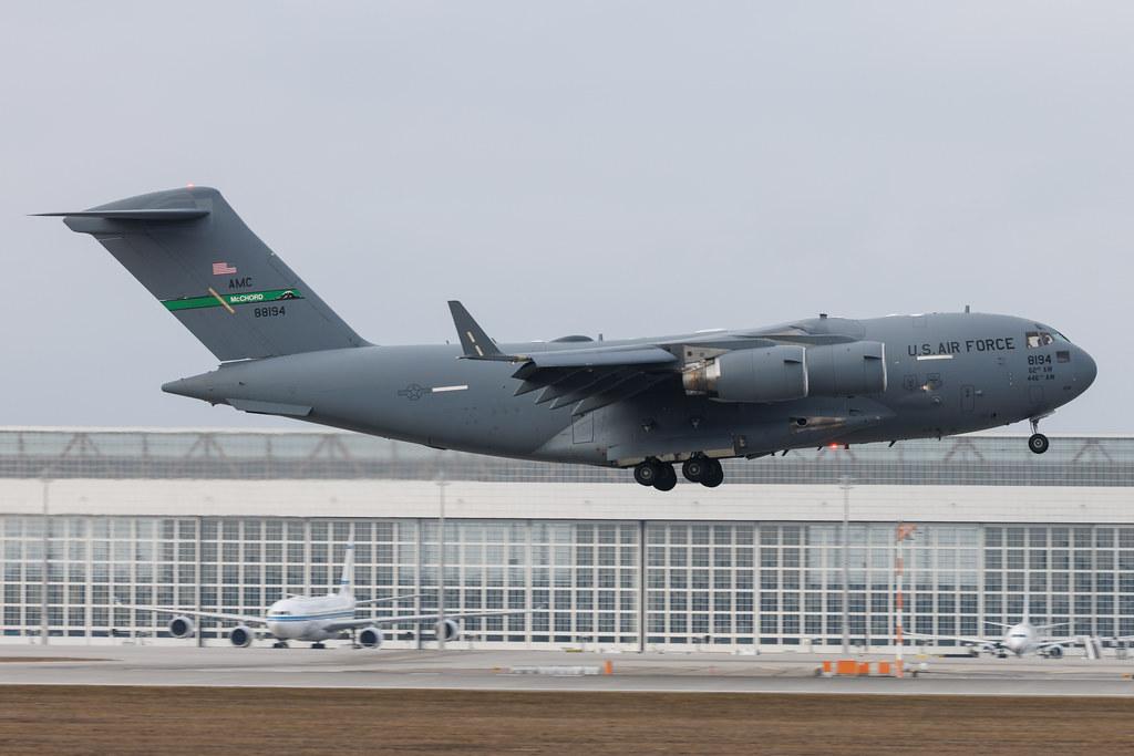 Munich Airport: United States - Air Force (RCH) |  Boeing C-17A Globemaster III C17 |  08-8194 | MSN P-194