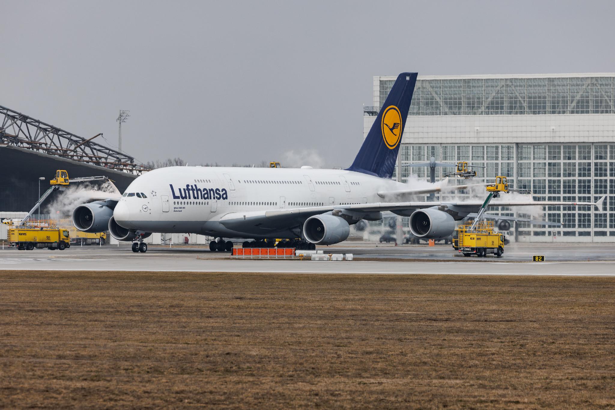 Munich Airport: Lufthansa (LH / DLH) | Airbus A380-841 A388 | D-AIMN | MSN 177