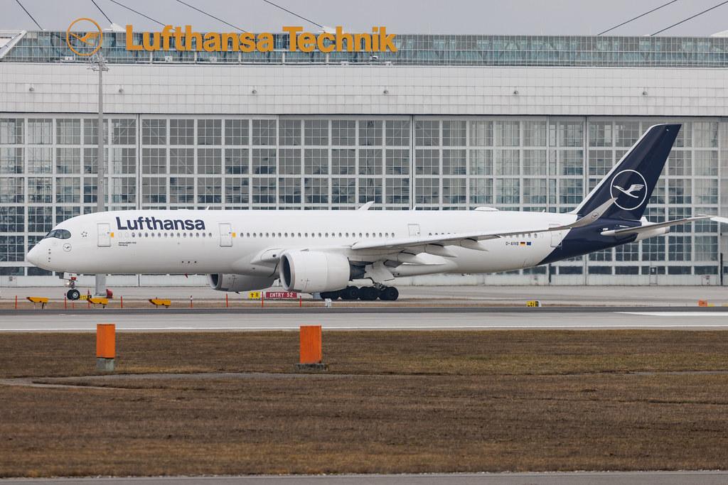 Munich Airport: Lufthansa (LH / DLH) | Airbus A350-941 A359 | D-AIVB | MSN 236