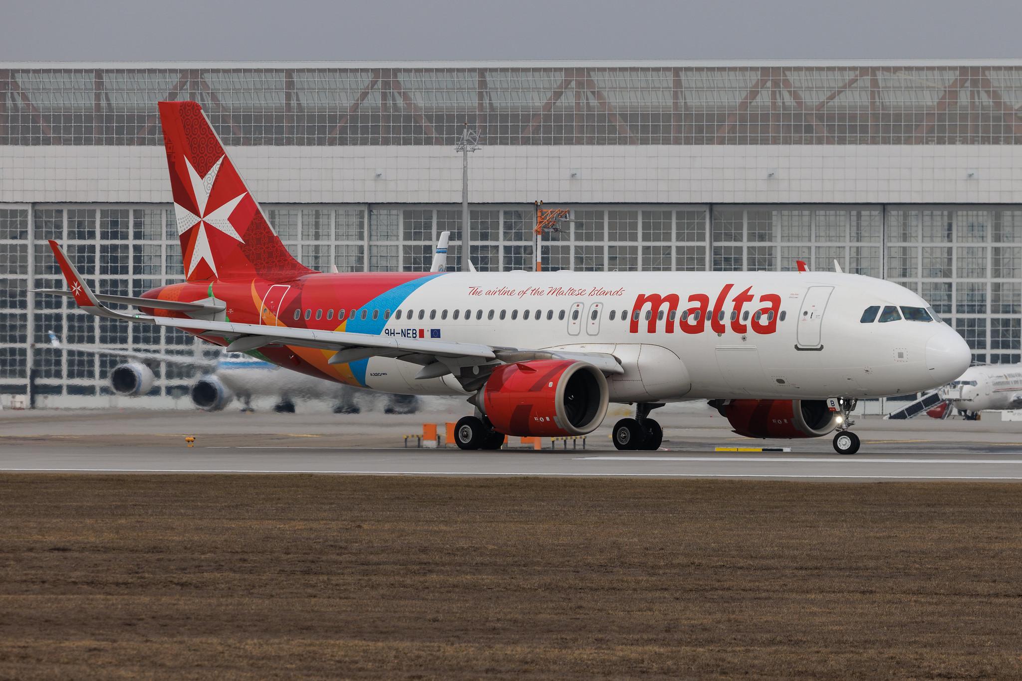 Munich Airport: Air Malta (KM / AMC) | Airbus A320-251N A20N | 9H-NEB | MSN 8940