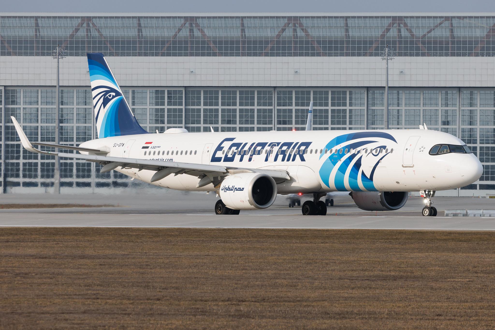 Munich Airport: Egyptair (MS / MSR) | Airbus A321-251NX A21N | SU-GFW | MSN 11581