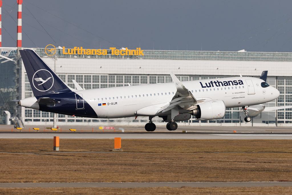 Munich Airport: Lufthansa (LH / DLH) | Operator: Lufthansa CityLine | Airbus A320-271N A20N | D-AIJM | MSN 11569