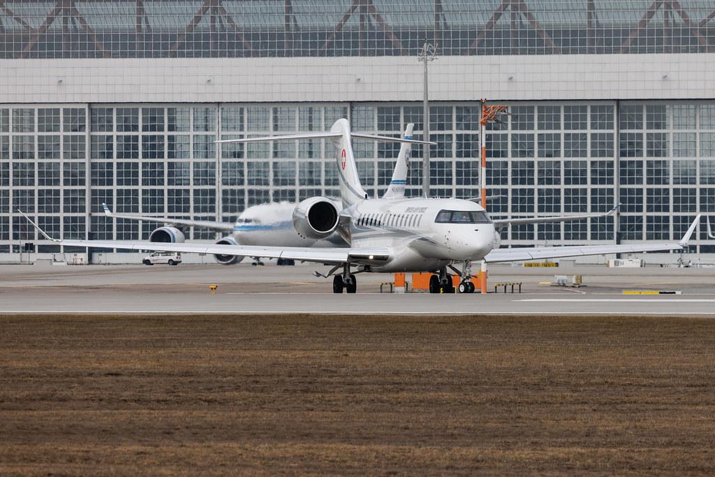 Munich Airport: Switzerland - Air Force (SUI) | Bombardier Global 7500 GL7T | T-787 | MSN 70208