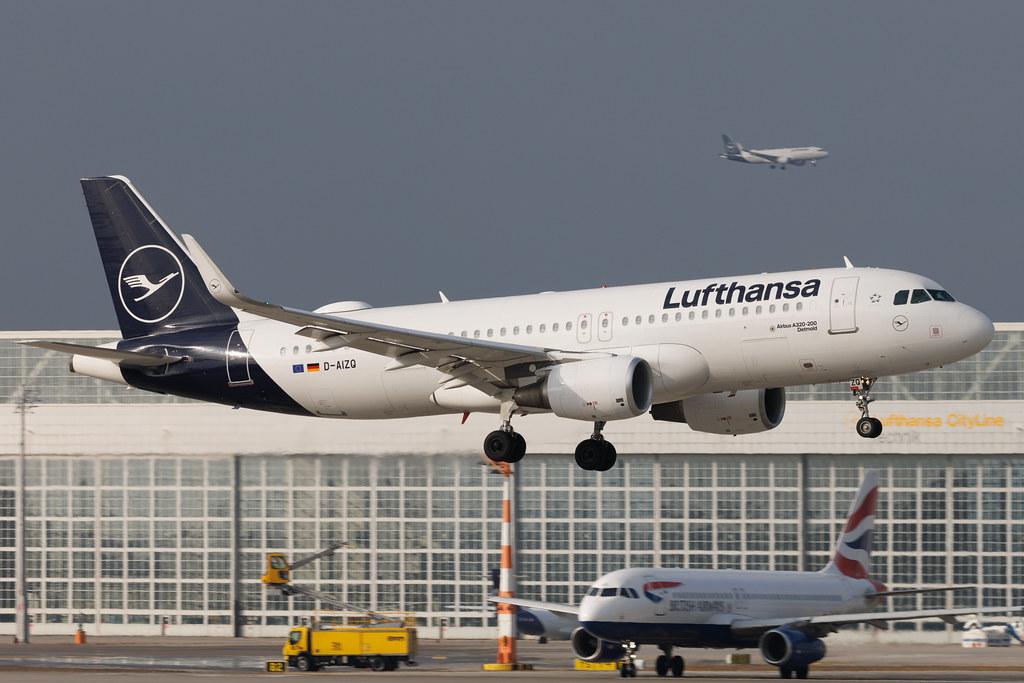 Munich Airport: Lufthansa (LH / DLH) | Airbus A320-214 A320 | D-AIZQ | MSN 5497