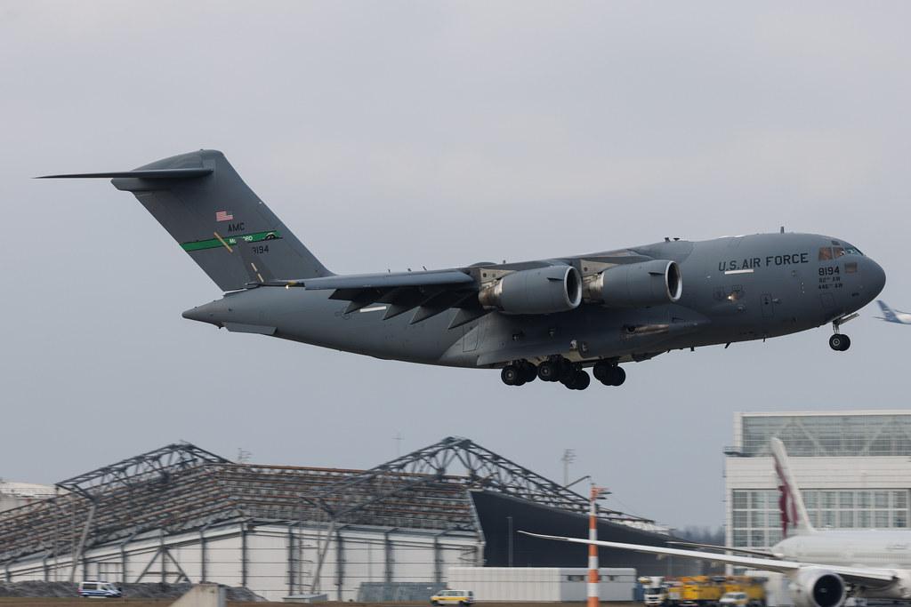 Munich Airport: United States - Air Force (RCH) |  Boeing C-17A Globemaster III C17 |  08-8194 | MSN P-194