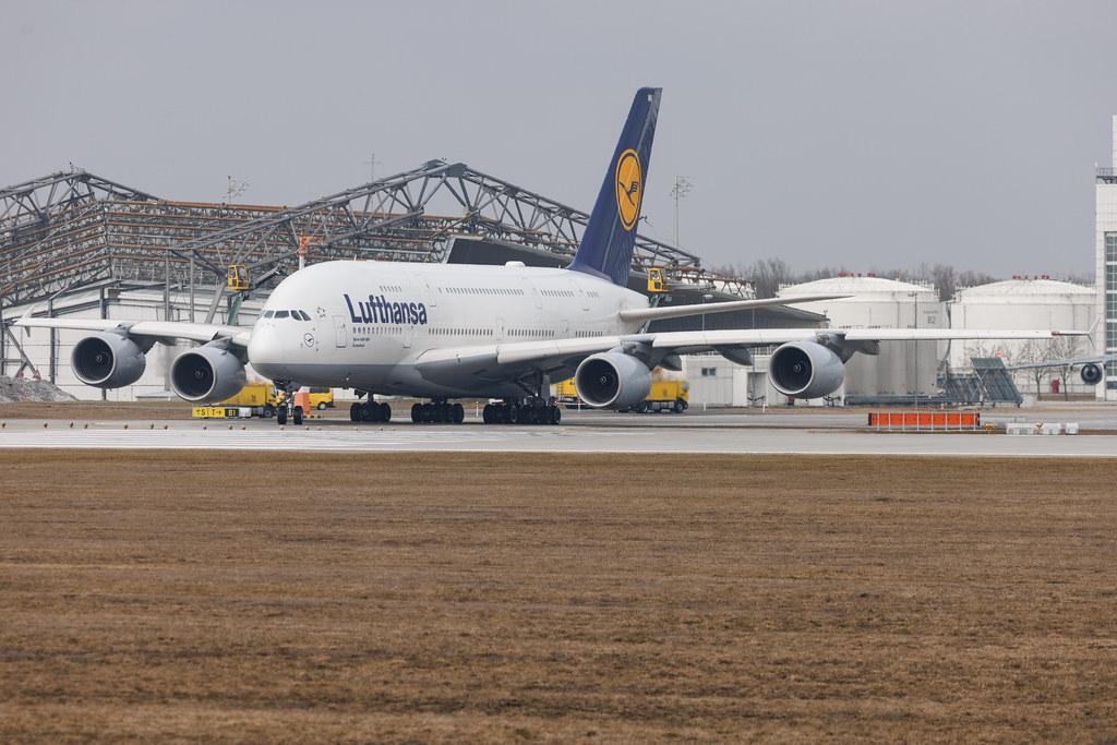 Munich Airport: Lufthansa (LH / DLH) | Airbus A380-841 A388 | D-AIMN | MSN 177