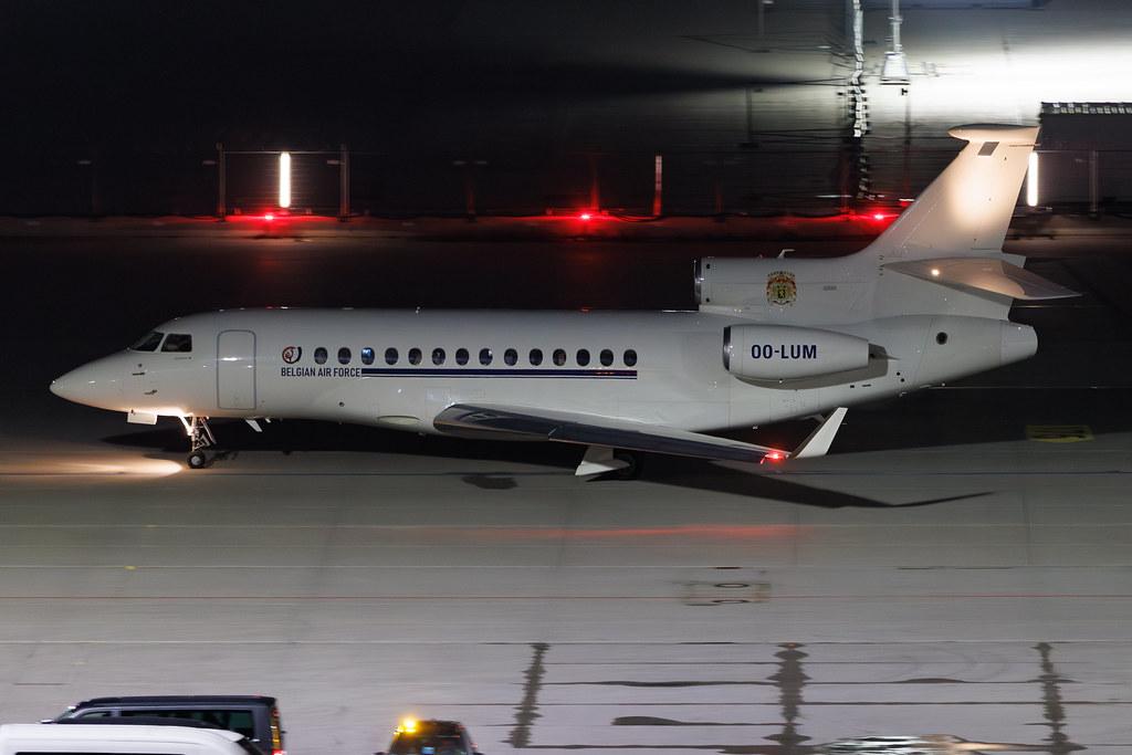 Munich Airport: Belgian Air Force (BAF) | Operator: Luxaviation Belgium | Dassault Falcon 7X FA7X | OO-LUM | MSN 004