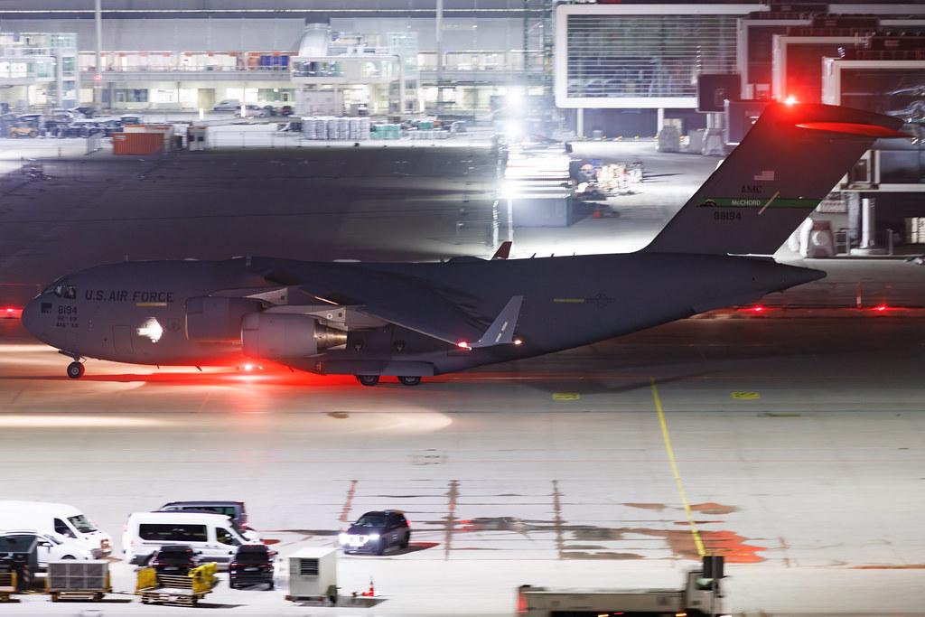 Munich Airport: United States - Air Force (RCH) | Boeing C-17A Globemaster III C17 | 08-8194 | MSN P-194