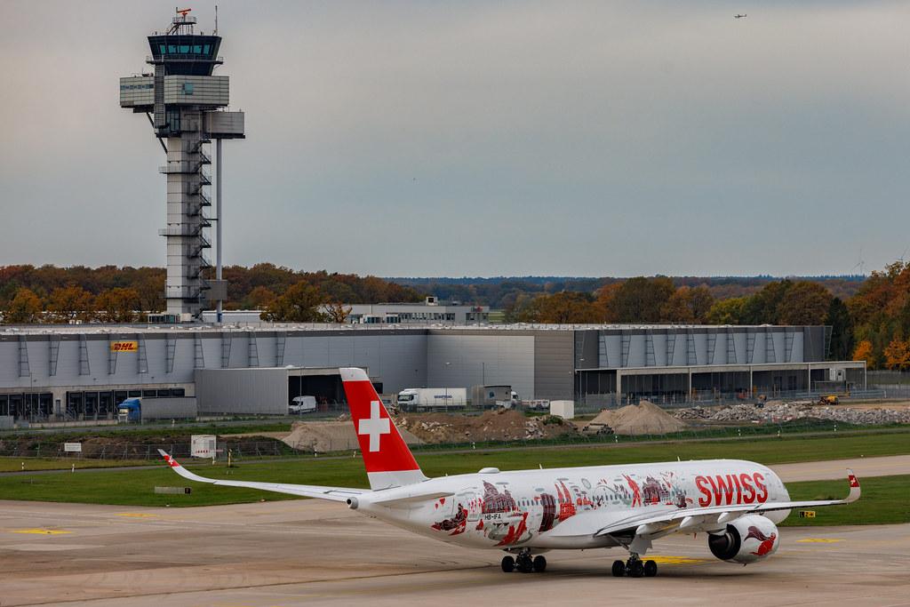 Hannover Airport: Swiss (LX / SWR) | Livery: Wanderlust Livery | Airbus A350-941 A359 | HB-IFA | MSN 737