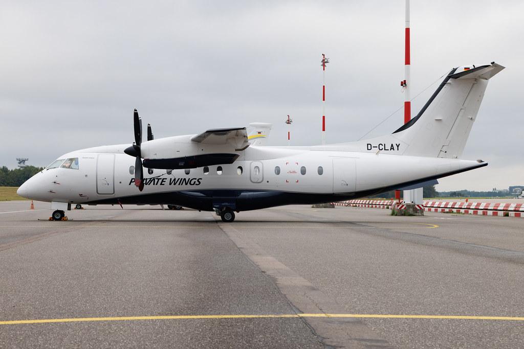 Hamburg Airport: Private Wings (JW / PWF) | Dornier 328-110 D328 | D-CLAY | MSN 3117