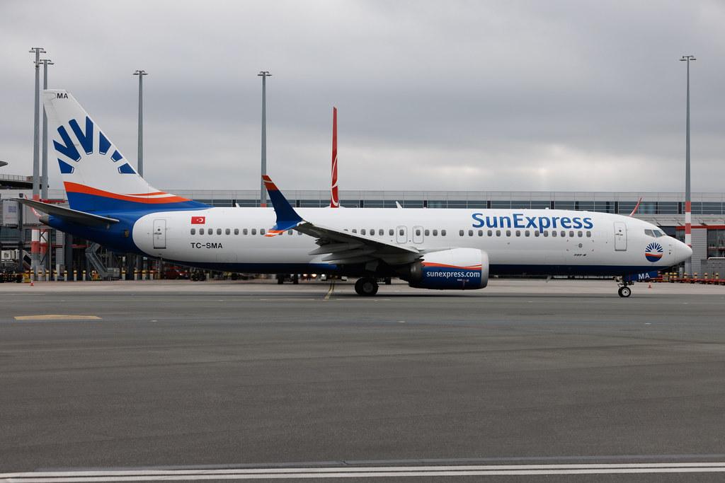 Hamburg Airport: SunExpress (XQ / SXS) | Boeing 737 MAX 8 B38M | TC-SMA | MSN 63603