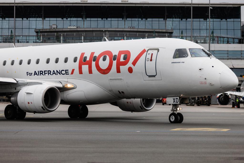 Hamburg Airport: Air France (AF / AFR) | Operator: Air France Hop | Embraer E170STD E170 | F-HBXD | MSN 17000281