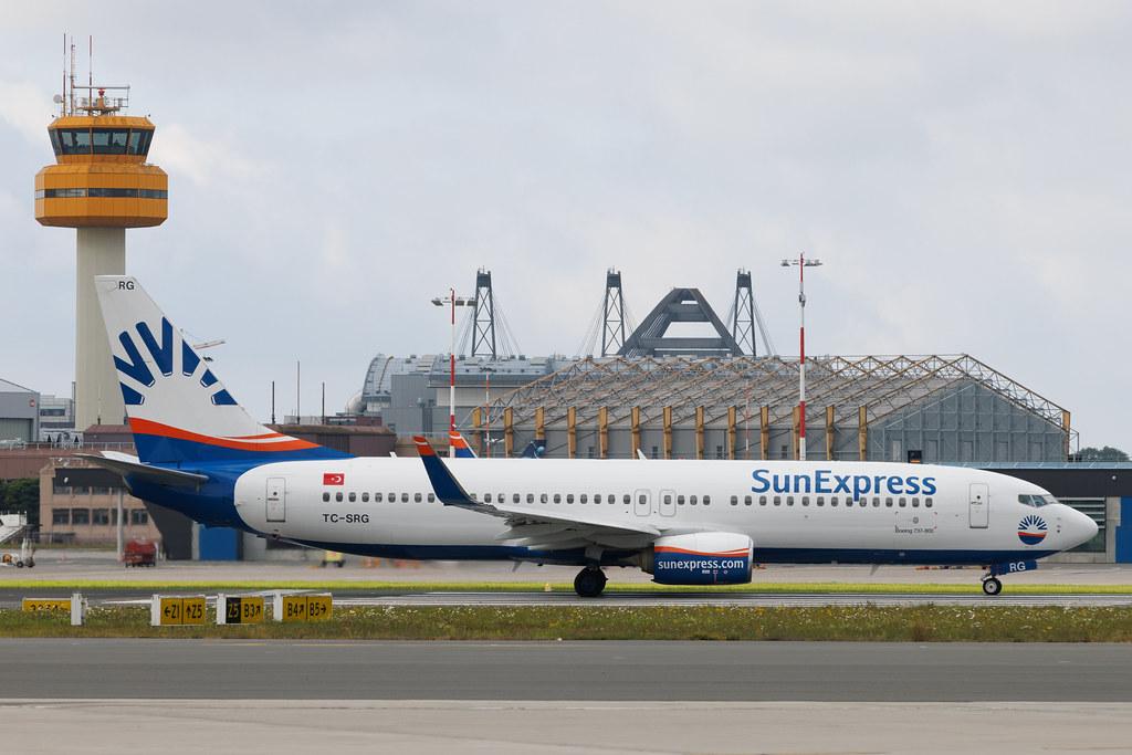 Hamburg Airport: SunExpress (XQ / SXS) |  Boeing 737-8JP B738 | TC-SRG | MSN 39435