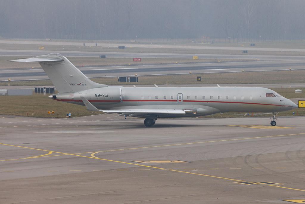 Flughafen Zürich: VistaJet (VJT) | Bombardier Global 6000 GLEX | 9H-VJI | MSN 9593