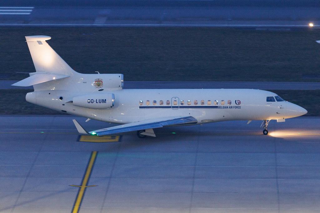 Flughafen Zürich: Belgian Air Force (BAF) | Operator: Luxaviation Belgium | Dassault Falcon 7X FA7X | OO-LUM | MSN 004