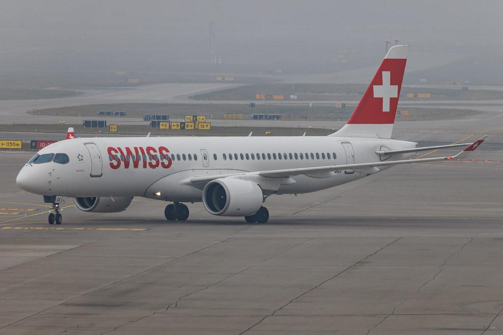 Flughafen Zürich: Swiss (LX / SWR) | Airbus A220-300 BCS3 | HB-JCI | MSN 55023
