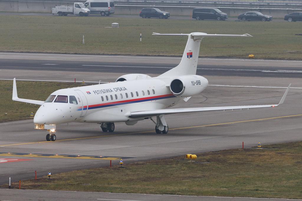 Flughafen Zürich: Serbia - Government | Embraer Legacy 600 E35L | YU-SRB | MSN 14501006