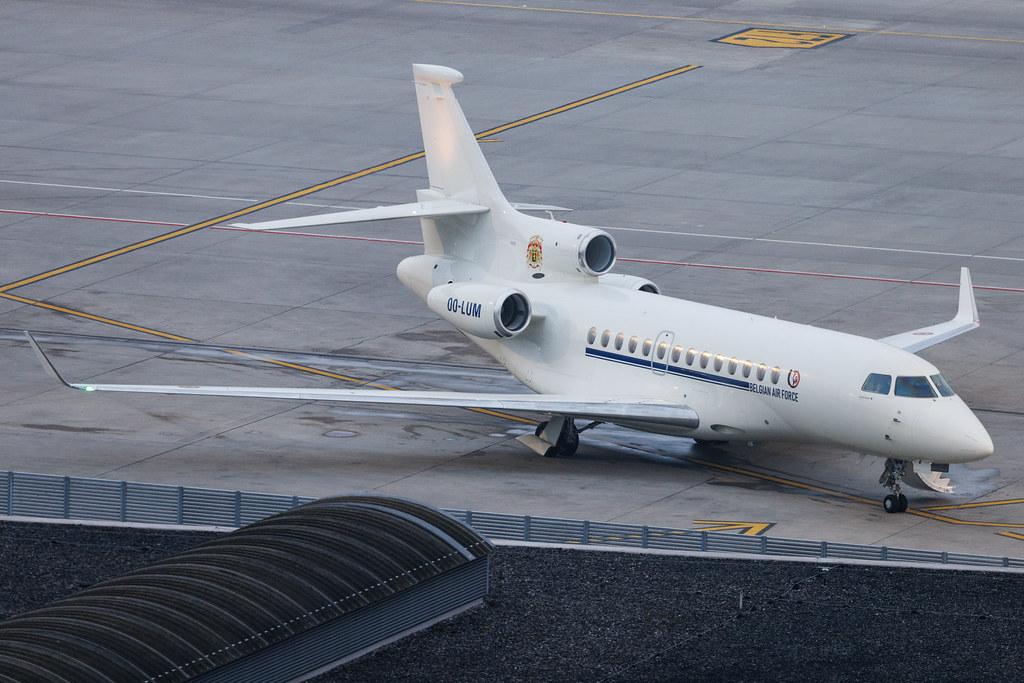 Flughafen Zürich: Belgian Air Force (BAF) | Operator: Luxaviation Belgium | Dassault Falcon 7X FA7X | OO-LUM | MSN 004