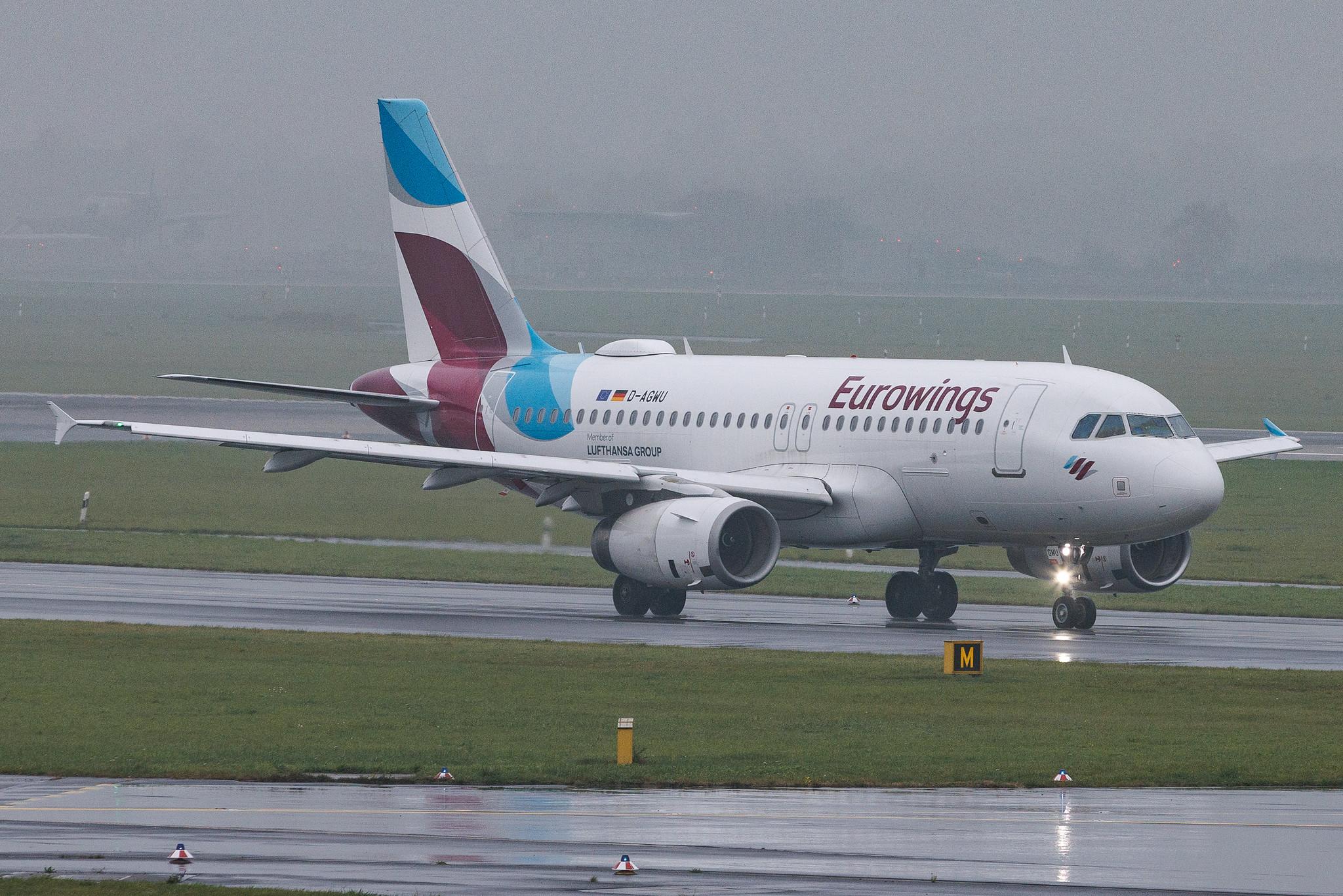 Düsseldorf Airport: Eurowings (EW / EWG) | Airbus A319-132 A319 | D-AGWU | MSN 5457