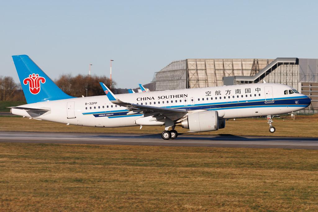 Hamburg Finkenwerder: China Southern Airlines (CZ / CSN)| Airbus A320-251N A20N | B-32PP | MSN 12928
