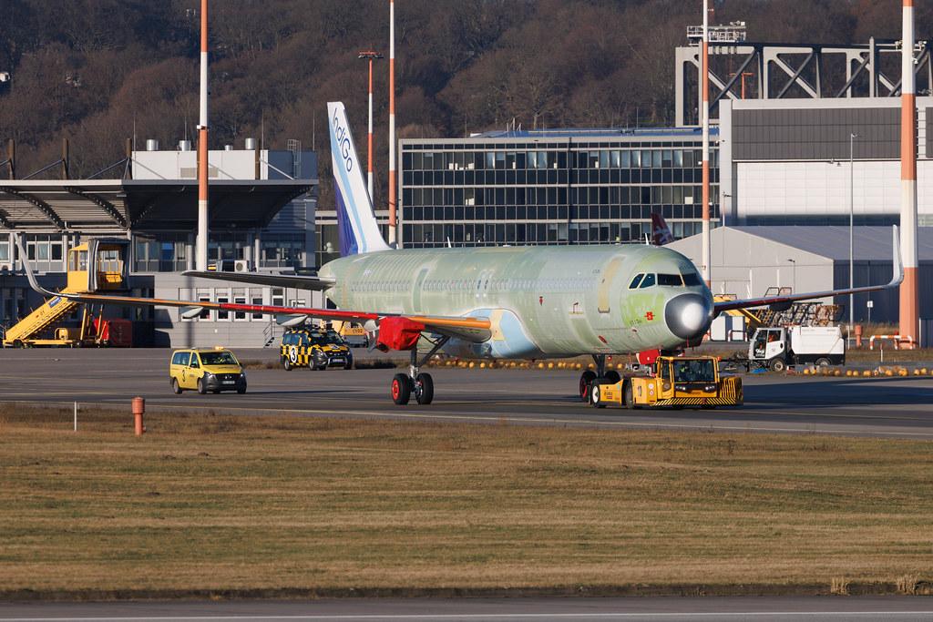 Hamburg Finkenwerder: IndiGo (6E / IGO) | Airbus A321-251NX A21N | D-AZYR | MSN 13130