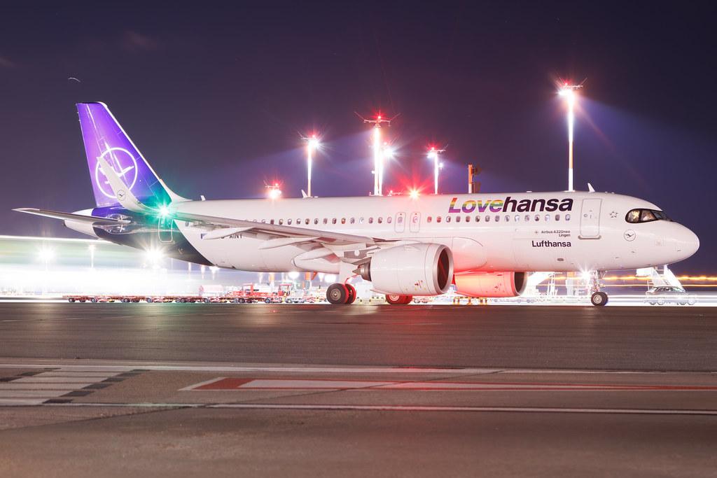 Hamburg Airport: Lufthansa (LH / DLH) | Livery: Lovehansa Livery | Airbus A320-271N A20N | D-AINY | MSN 9453