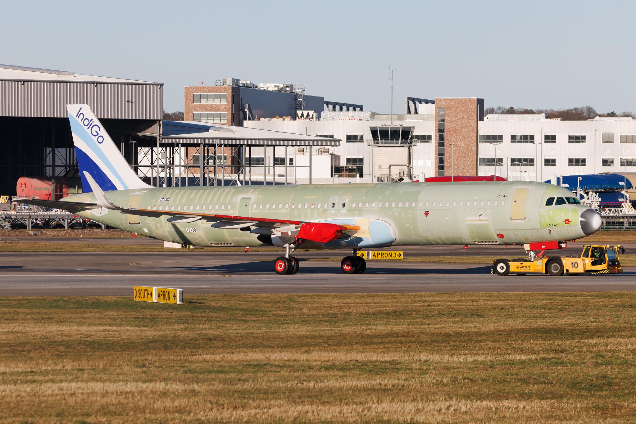 Hamburg Finkenwerder: IndiGo (6E / IGO) | Airbus A321-251NX A21N | D-AZYR | MSN 13130