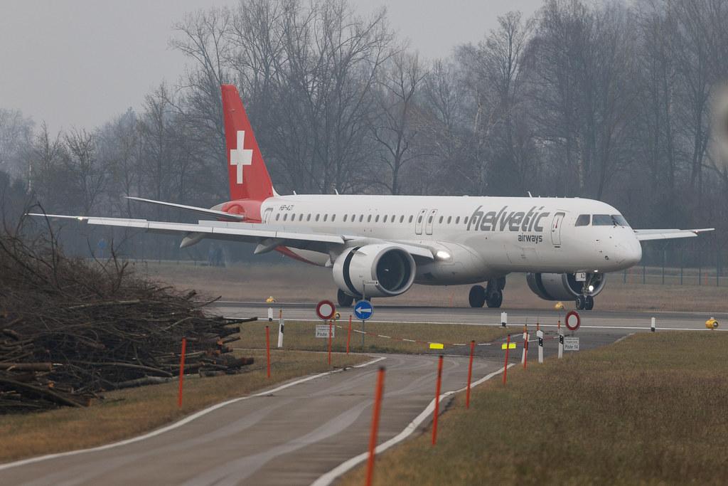 Flughafen Zürich: Helvetic Airways (2L / OAW) | Embraer E195-E2 E295 | HB-AZI | MSN 19020055