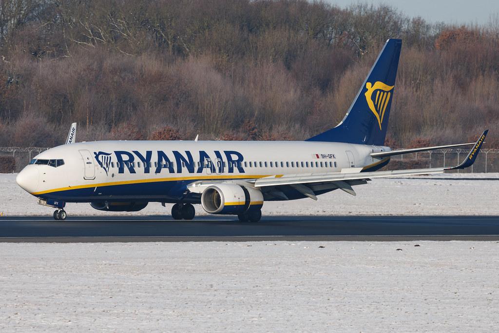 Hamburg Airport: Ryanair (FR / RYR) | Operator: Malta Air | Boeing 737-8AS B738 | 9H-QFK | MSN 44779
