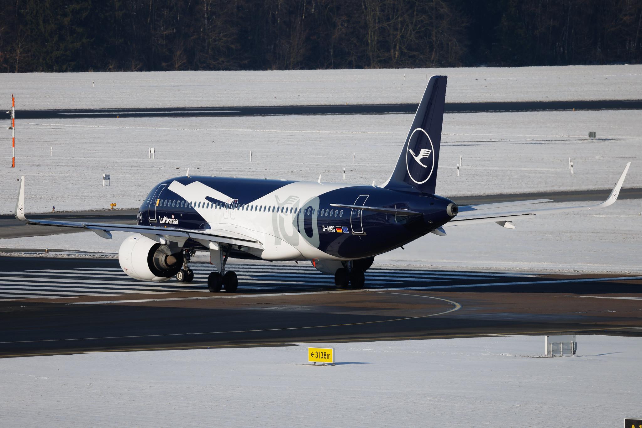 Hamburg Airport: Lufthansa (LH / DLH) | Livery: 100th Anniversary Livery | Airbus A320-271N A20N | D-AING | MSN 7588