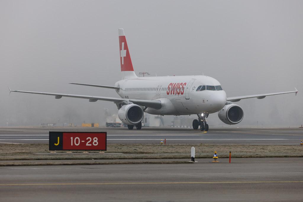 Flughafen Zürich: Swiss (LX / SWR) | Airbus A320-214 A320 | HB-IJQ | MSN 00701