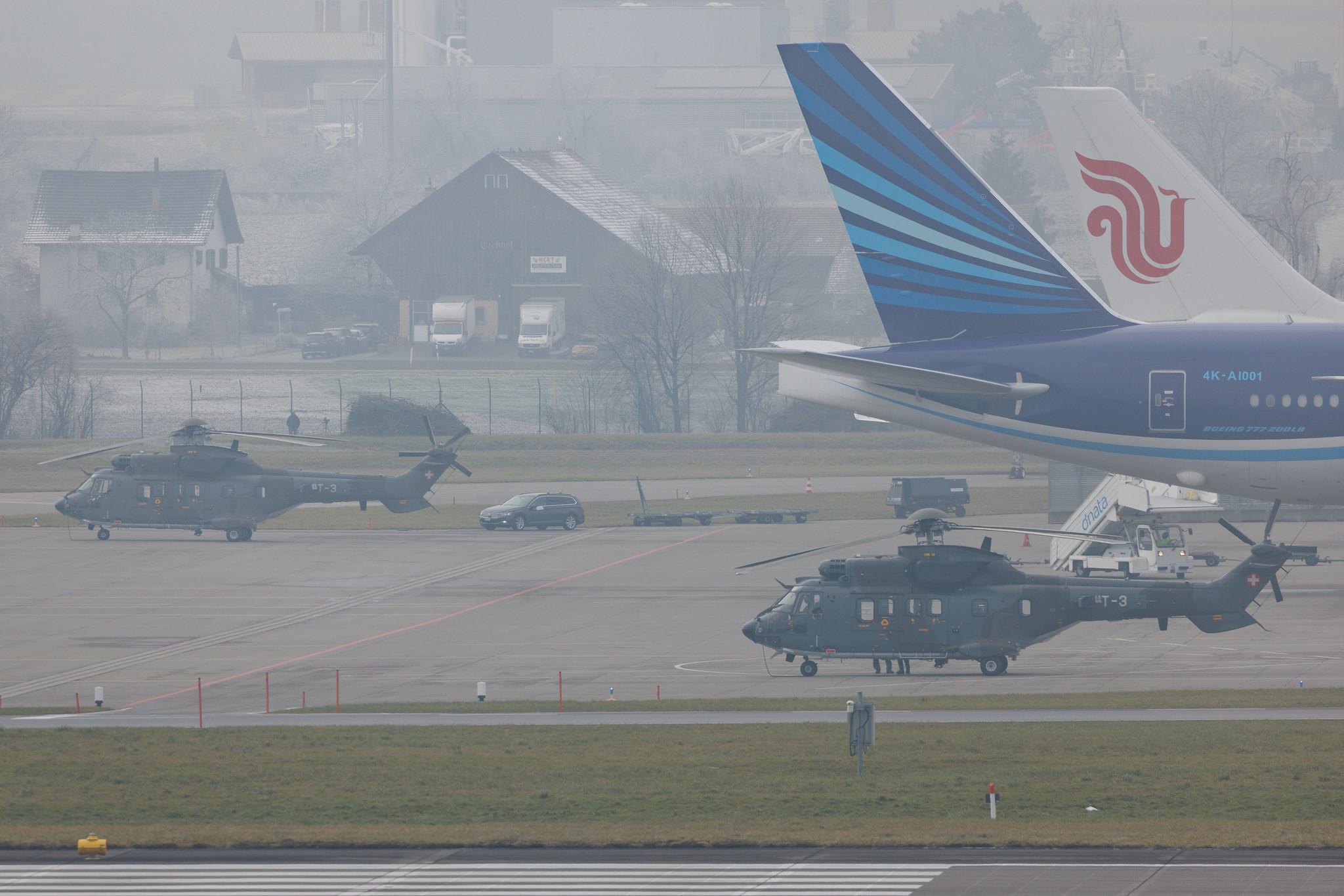 Flughafen Zürich: Swiss Air Force (/ SUI) | Eurocopter AS 532 Cougar AS32 | T-340 | MSN 2554