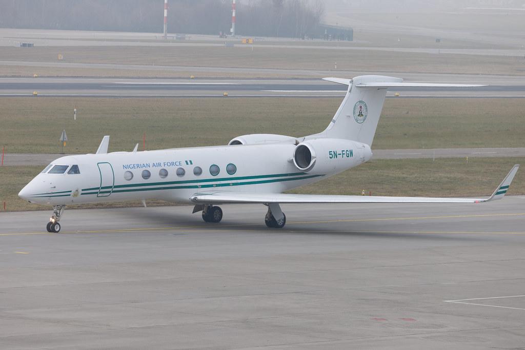 Flughafen Zürich: Nigeria - Air Force (NGR) | Gulfstream G550 GLF5 | 5N-FGW | MSN 5310