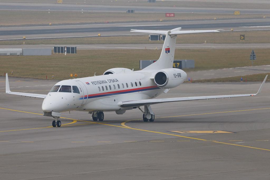 Flughafen Zürich: Serbia - Government | Embraer Legacy 600 E35L | YU-SRB | MSN 14501006