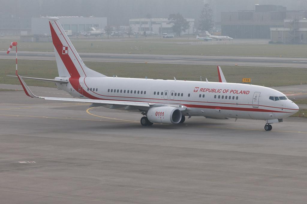 Flughafen Zürich: Polish Government | Boeing 737-8TV(WL) BBJ2 B738 | 0111 | MSN 64927 / 7152