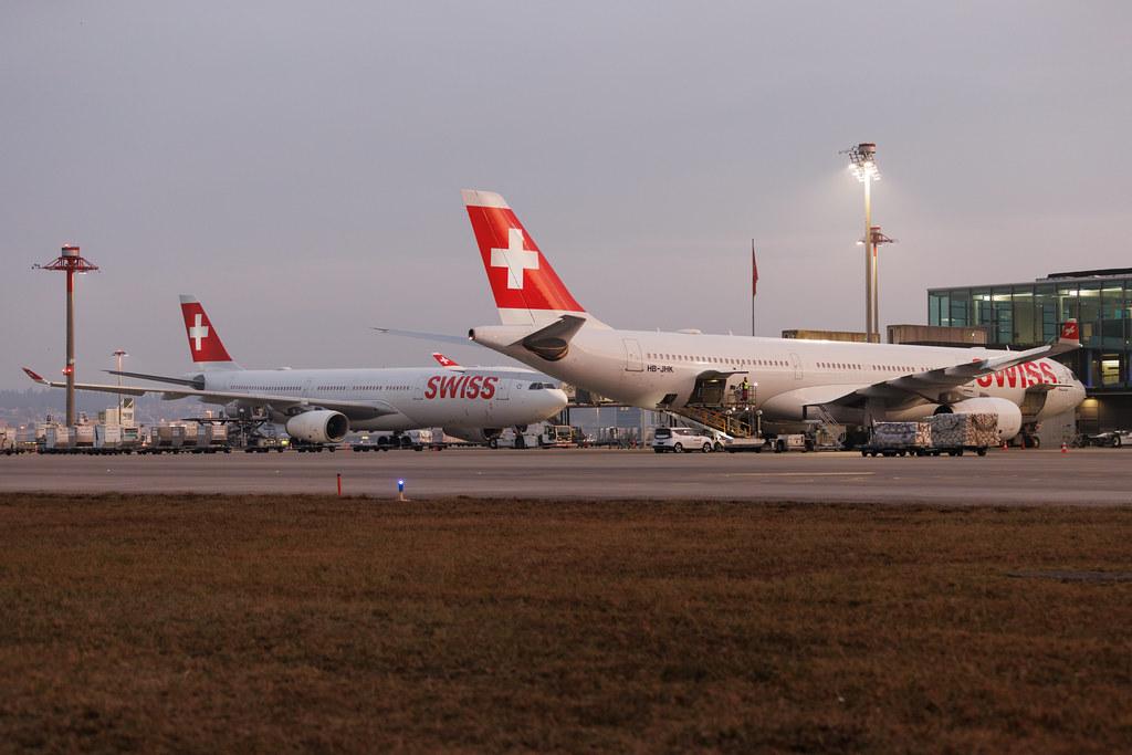 Flughafen Zürich: Swiss (LX / SWR) | Airbus A330-343 A333 | HB-JHK | MSN 1276
