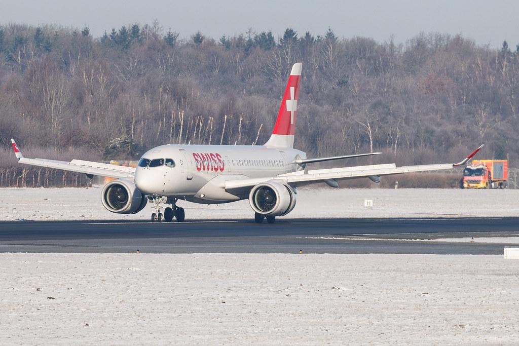 Hamburg Airport: Swiss (LX / SWR) | Airbus A220-100 BCS1 | HB-JBF | MSN 50015
