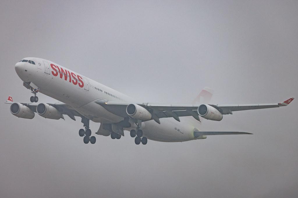 Flughafen Zürich: Swiss (LX / SWR) | Airbus A340-313 A343 | HB-JMI | MSN 0598