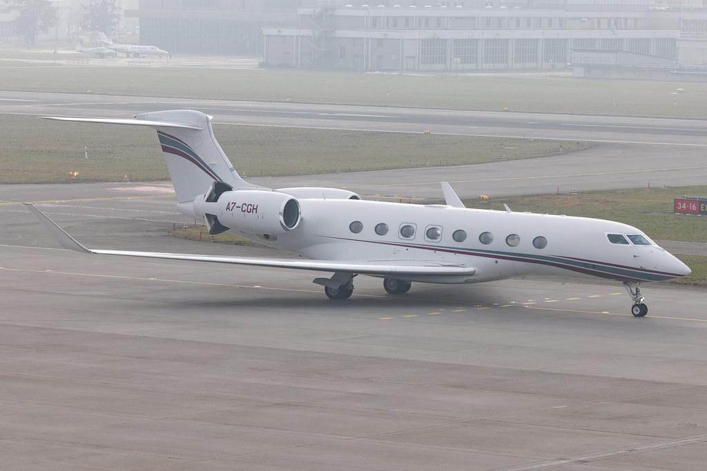 Flughafen Zürich: Qatar Executive (QE / QQE) | Gulfstream G650ER GLF6 | A7-CGH | MSN 6465
