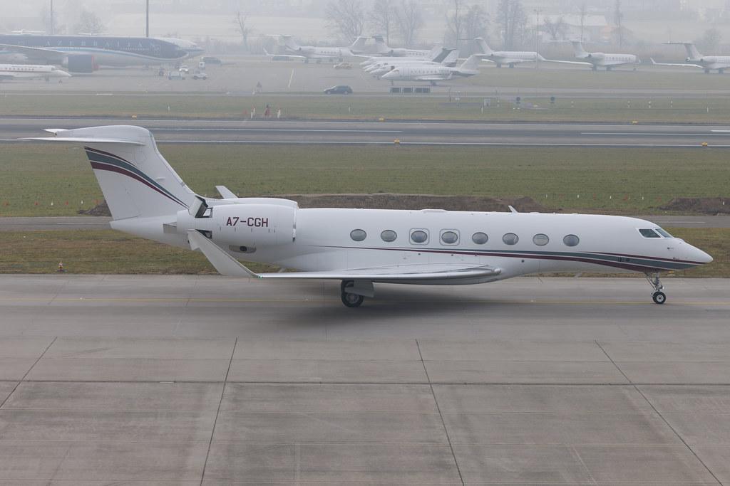 Flughafen Zürich: Qatar Executive (QE / QQE) | Gulfstream G650ER GLF6 | A7-CGH | MSN 6465
