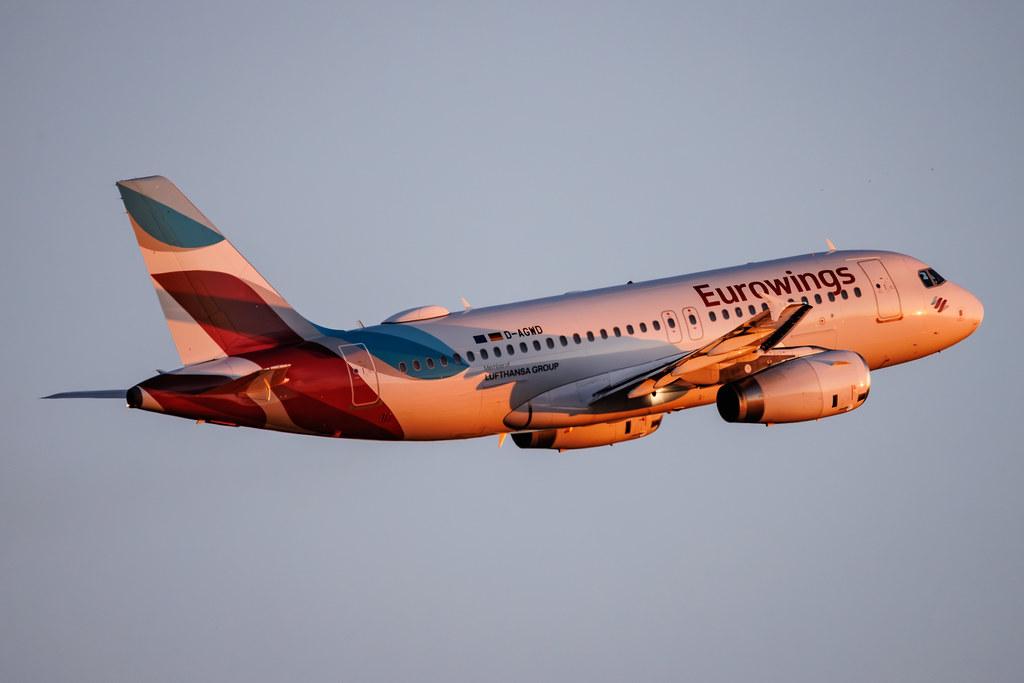 Hamburg Airport: Eurowings (EW / EWG) | Airbus A319-132 A319 | D-AGWD | MSN 3011