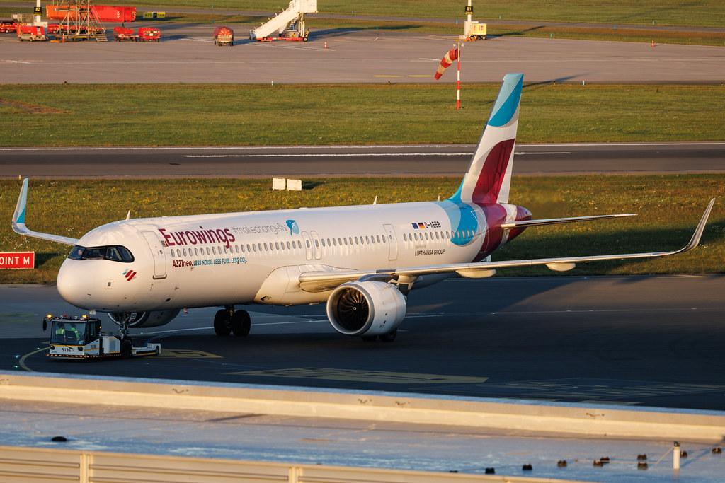 Hamburg Airport: Eurowings (EW / EWG) | Airbus A321-251NX A21N | D-AEEB | MSN 11448