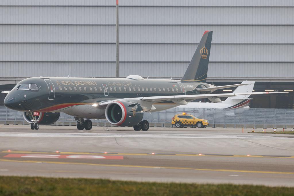 Flughafen Zürich: Royal Jordanian (RJ / RJA) | Embraer E190-E2 E290 | JY-RED | MSN 19020139
